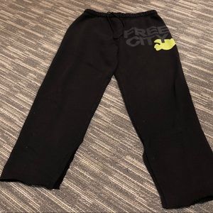 Black Free City Sweatpants